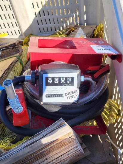 Diesel Pump W. Nozzle, High Accuracy Meter, Unused