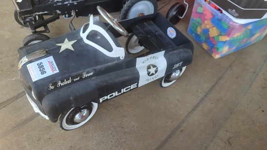 Vintage Metal Police Car
