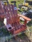 Cedar Glider Rocking Chair