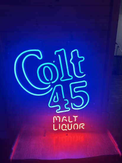 Colt 45 Neon Sign