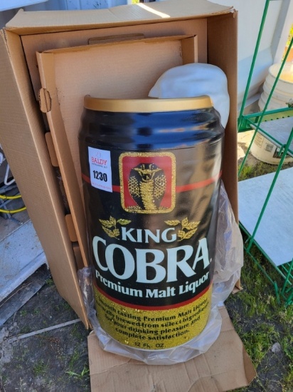 King Cobra Malt Liquor Sign