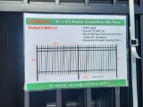 8ft X 6ft Powder Coated Steel Site Fence