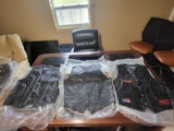 (3) Leather Biker Vests