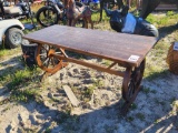 Wagon Wheel Table