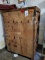 Wooden cabinet only - no contents, 6hx42wx25d