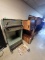 (5) metal /wooden office desks