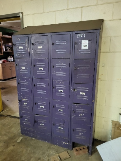 Purple Metal Lockers