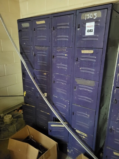 Purple Metal Lockers