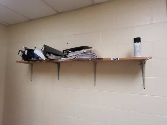 2 Hanging Shelves W. Contents 6ft Wide