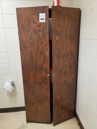 wooden 2 door cabinet, 72x34