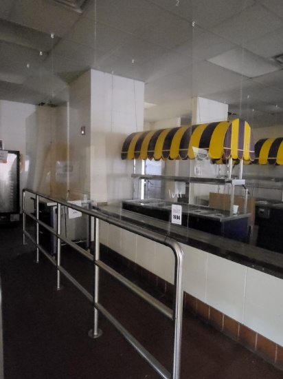 Stainless Steel Railing & Plexiglass 160in long