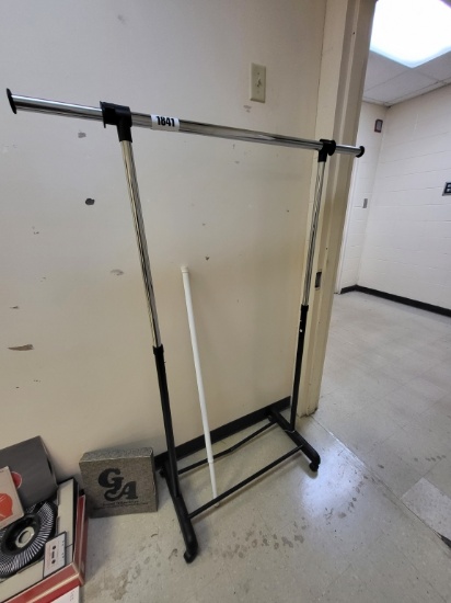 Clothes rack & curtain rod