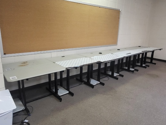 (6) computer desk 3ftx3ftx28in