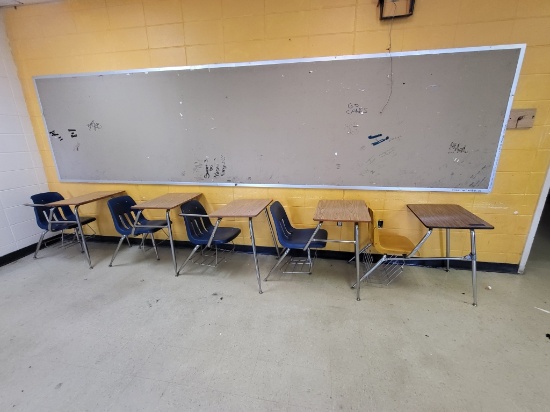 5 student desks