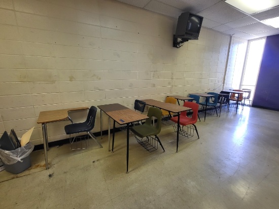 10 student desks