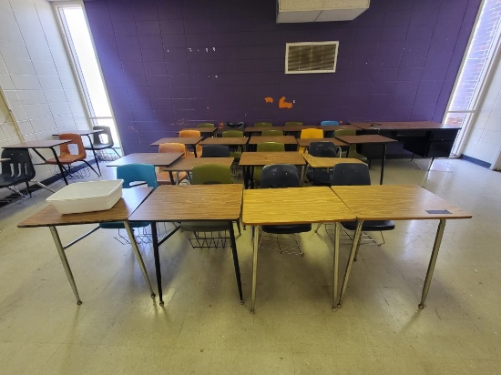 18 student desks