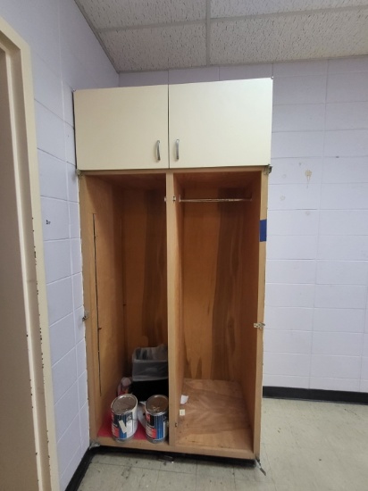 wooden cabinet, 42x88