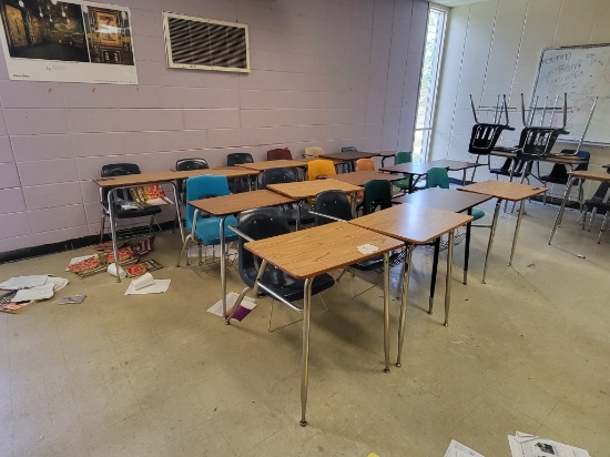 15 student desks