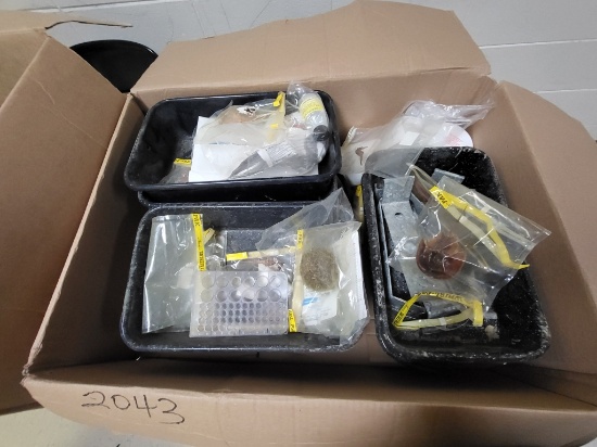 2 boxes of science lab kits