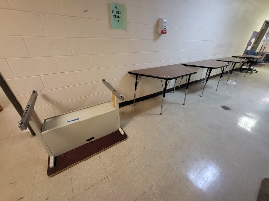 (5) tables & 2 office chairs