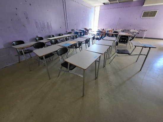 13 student desks