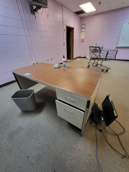 metal office desk
