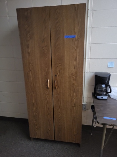 Wooden Cabinet, 30lx71h