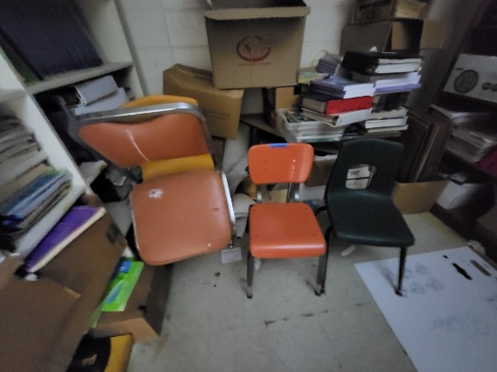 7 stationary chairs