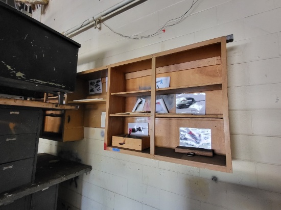wooden wall cabinet 10ftx37