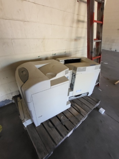 (2) HP 555dn printers