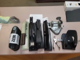 Office supply lot - hole punches & staplers