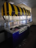 Stainless Steel Hot Bar 66inlong 80in tall
