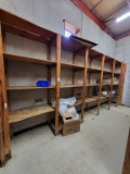 Wooden Shelf 17ft Long X 8ft Tall