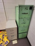 (2) filing cabines (4-drawer & 2-drawer)