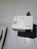 vivitek projector w. projector board & speakers