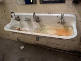 3 Bay Porcelain Sink
