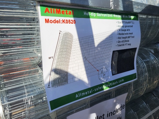 Hot-dip Galvanized Welded Wire Mesh, Allmetal, Unu