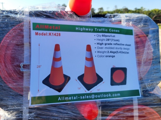 Traffic Cones, Allmetal, Unused