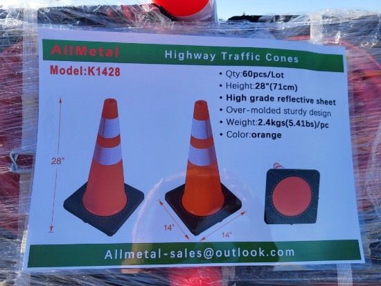 Traffic Cones, Allmetal, Unused