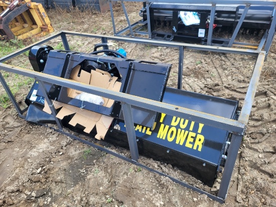 Skid Steer Flail Mower, Mower King, Unused