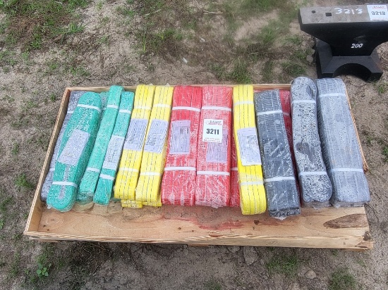 Pallet Of New Webbing Slings