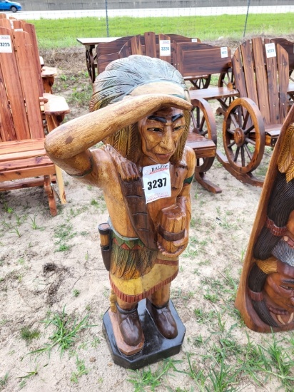 Small Wooden Indian