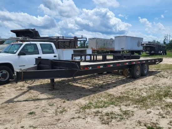 24ft Deck Over Trailer Tri Axle Utility Trailer