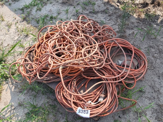 (6) Orange Extension Cords