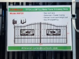 Metal Farm Driveway Gate , Allmetal, Unused