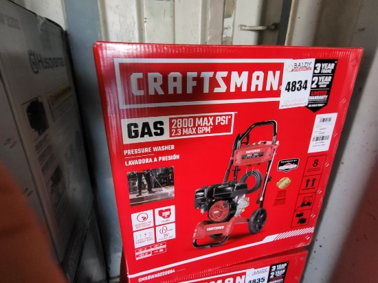 Craftsmen 2800 Max Psi 2.3max Gpm Pressure Washer | Online Auctions ...