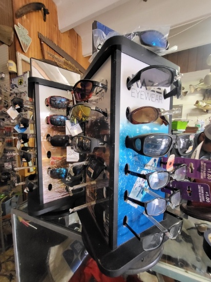 (2) Sunglasses Racks W/ Sunglasses
