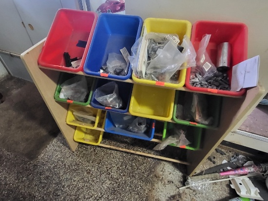 Display Rack W/ Fishing Lead Weights