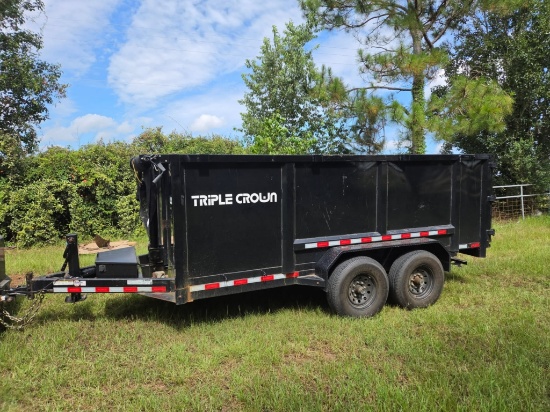 2024 Triple Crown Hydr Dump Trailer Model D7x14sd