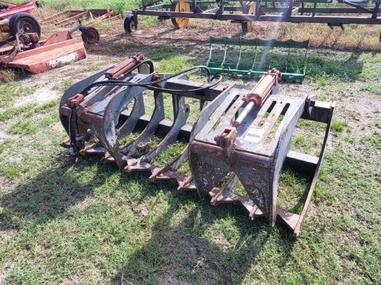 6ft Grapple Rake Quick Attach